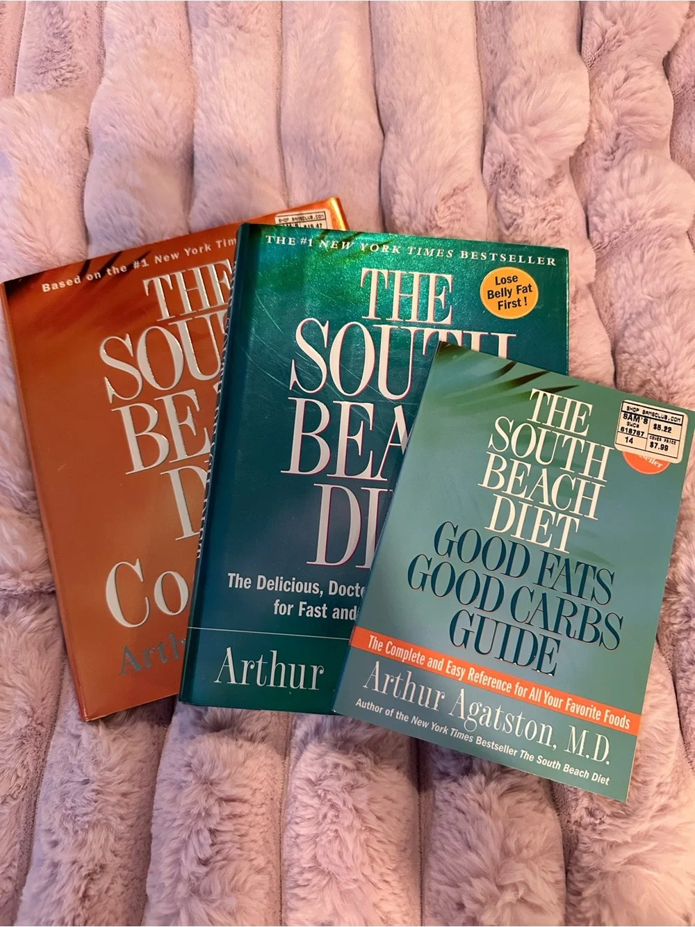 The South Beach Diet Book Bundle LOT OF 3 by — Teal & Copper Covers DIET CARBS